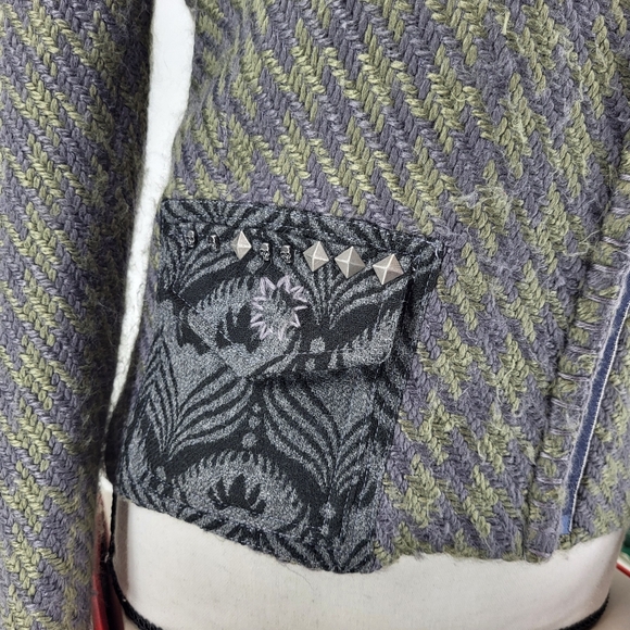 Custo Barcelona Dragonfly Jacket sz 37 - US sm - Picture 8 of 10